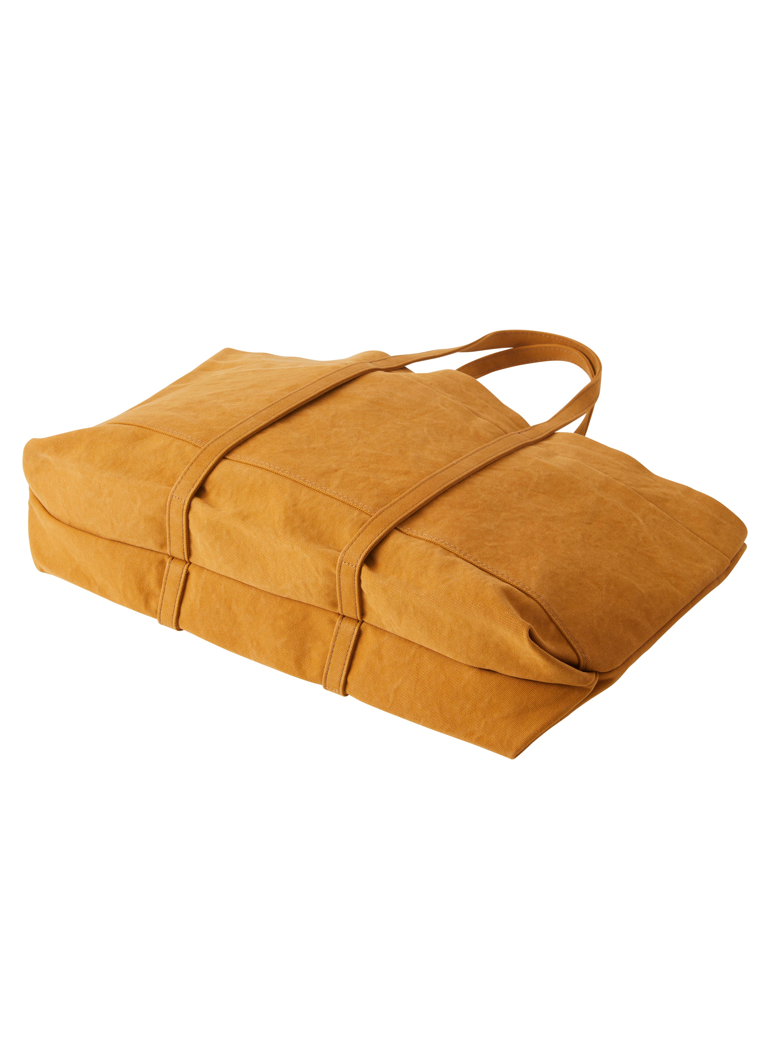 Washed Canvas 6 Pockets Tote Large - Image 4