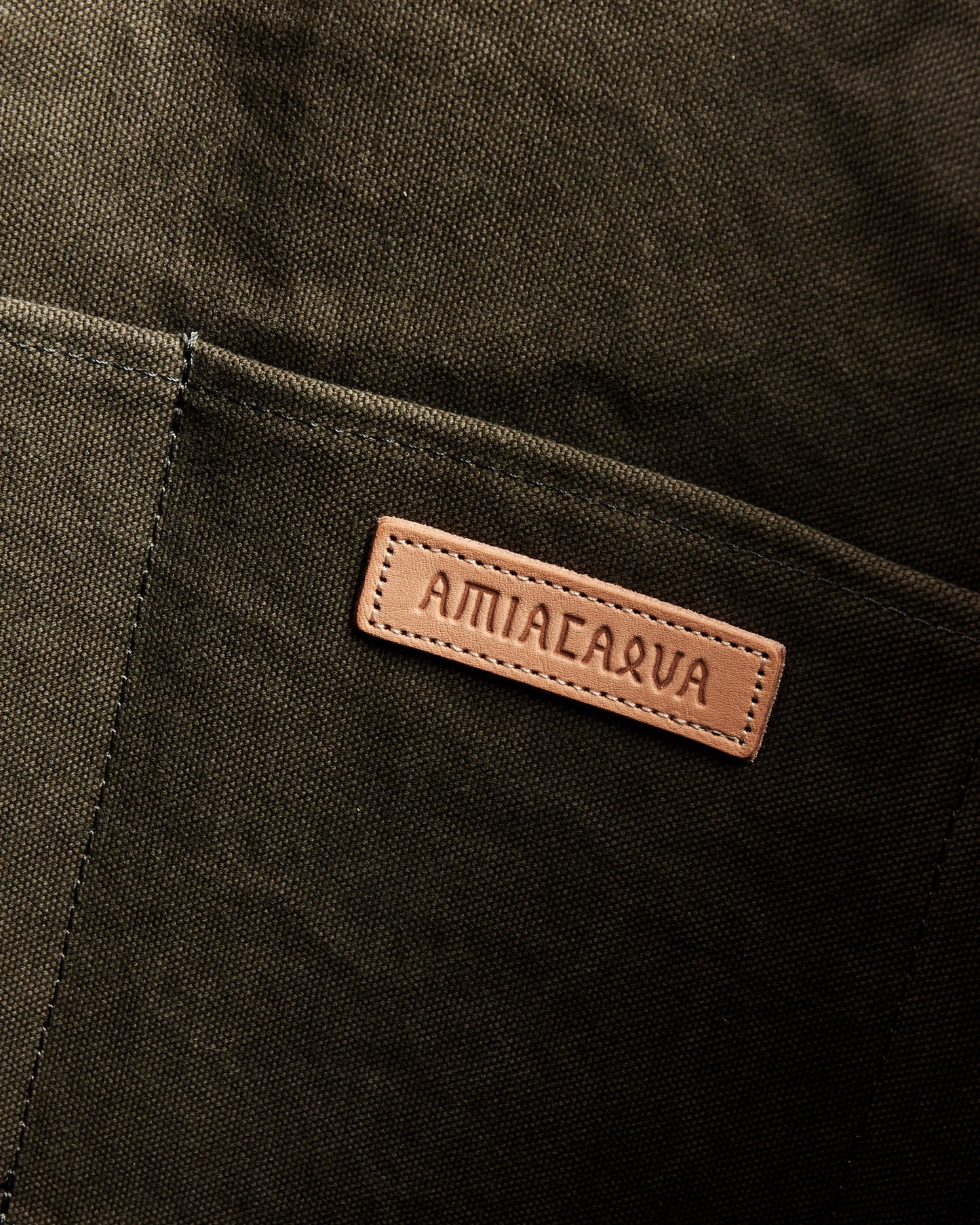 Washed Canvas 6 Pockets Tote Medium - Image 4