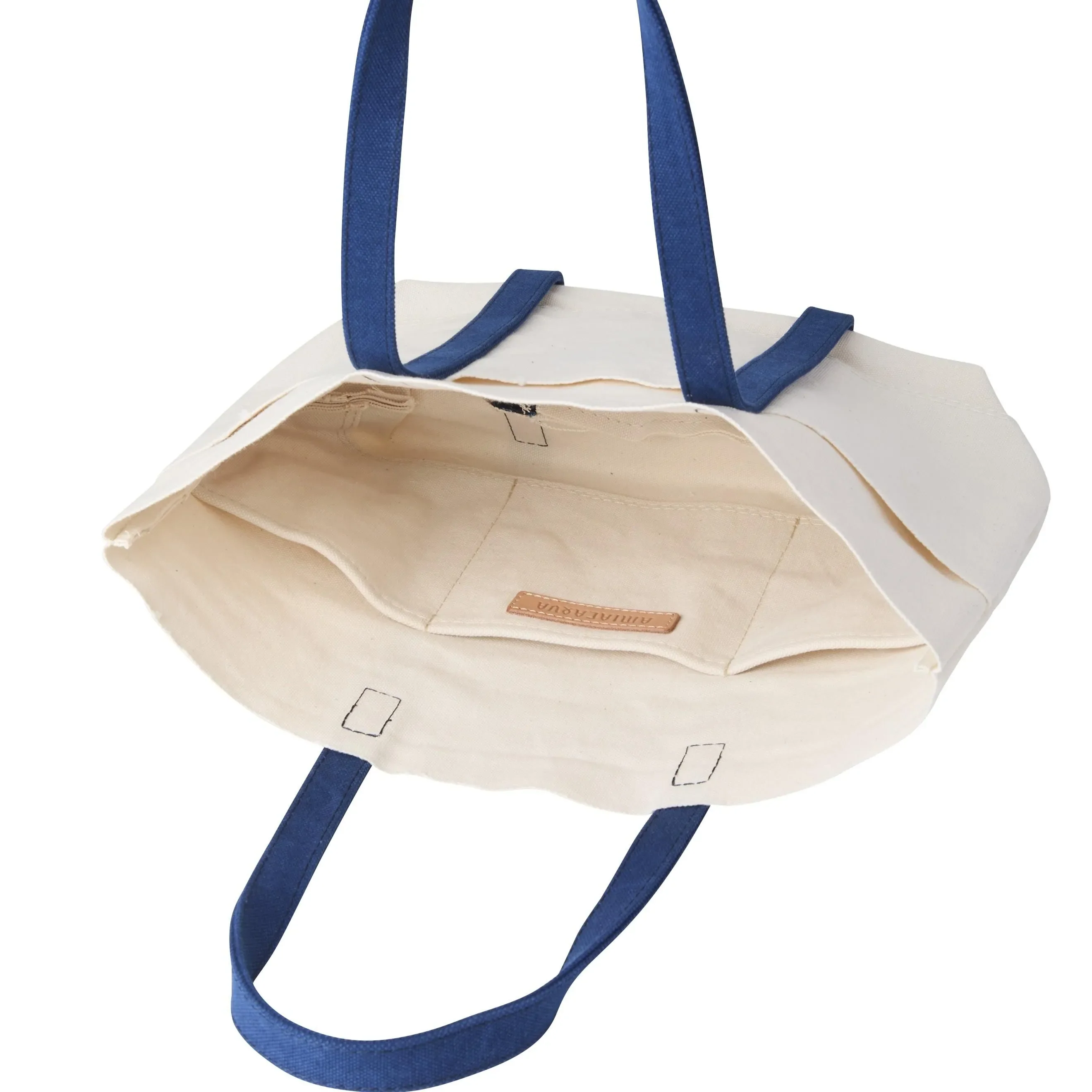 Washed Canvas 2-Tone Tote - Image 4