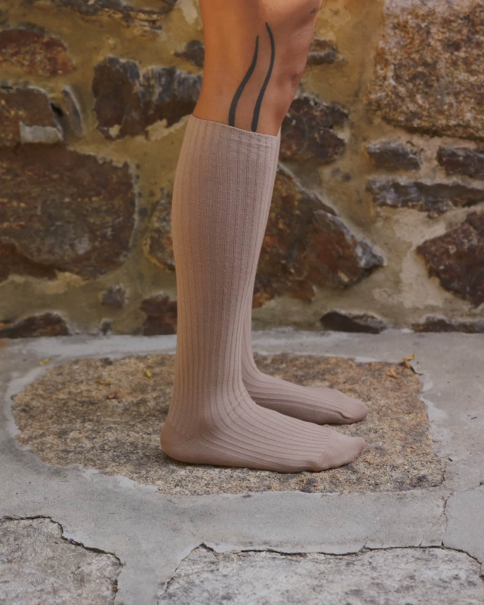 Rib Knee Socks - Image 7