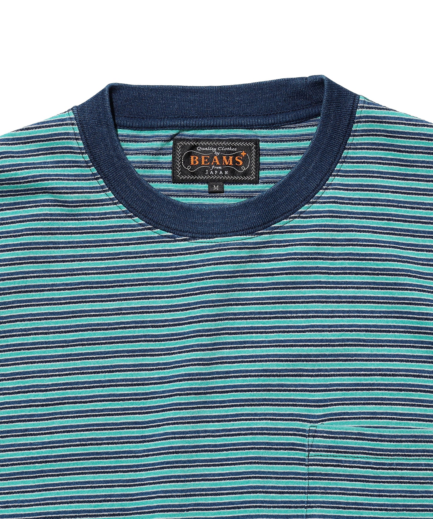 Indigo Stripe Pocket Tee - Image 10