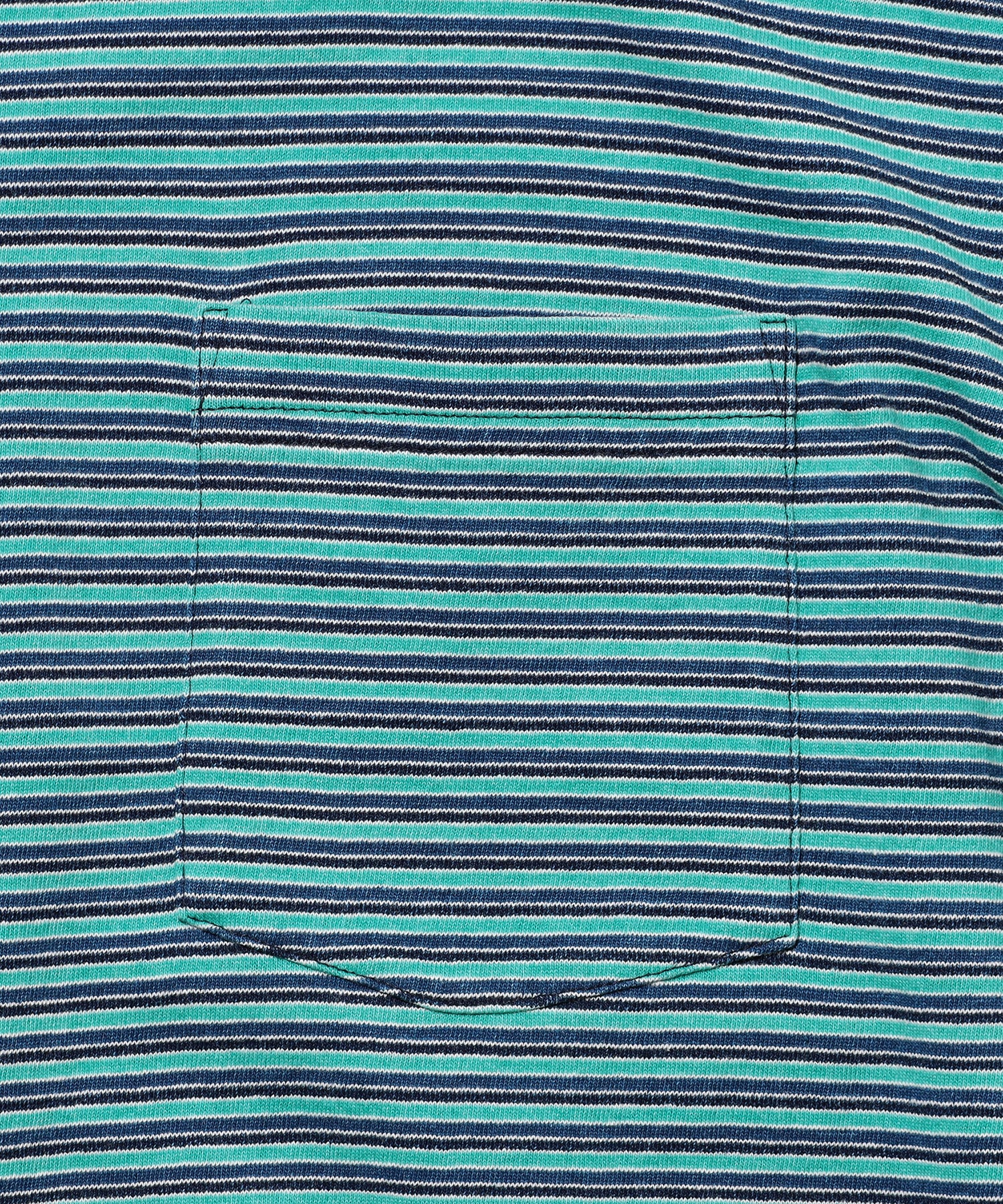 Indigo Stripe Pocket Tee - Image 12