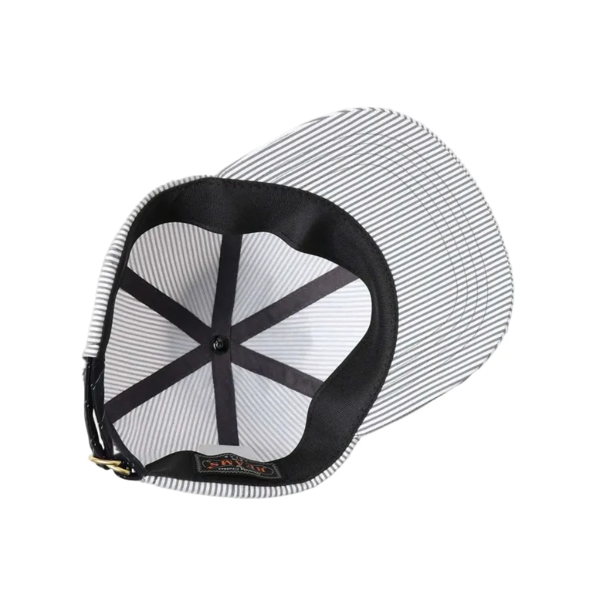 6 Panel Regimental Strap Sucker Hat - Image 3