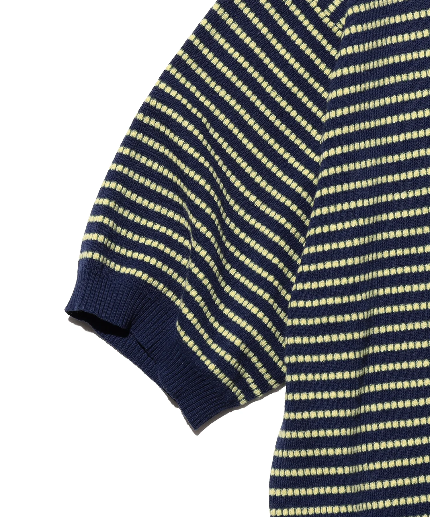 Dot Pattern Jacquard Knit Tee - Image 4