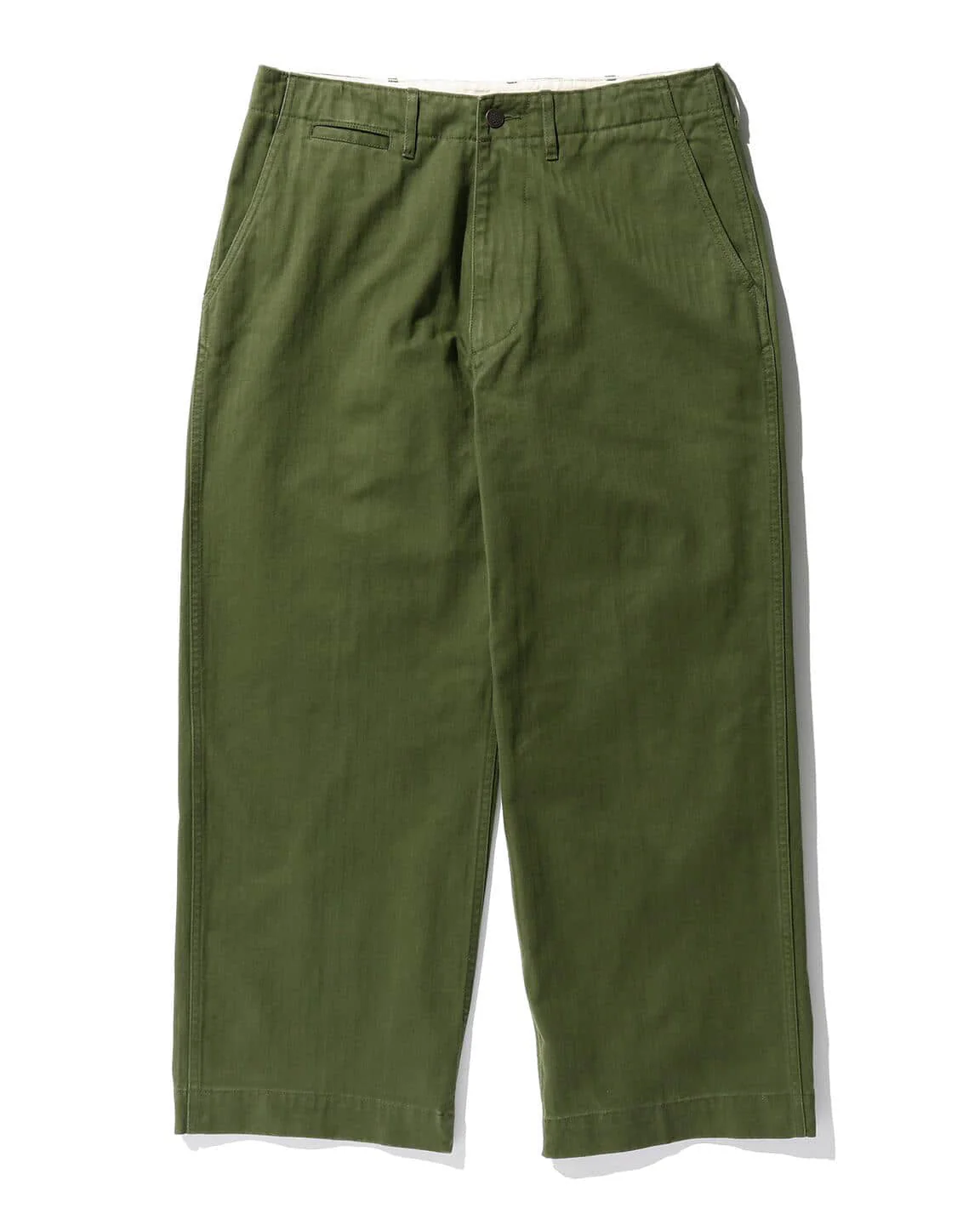 Military Herringbone Trousers - Image 10
