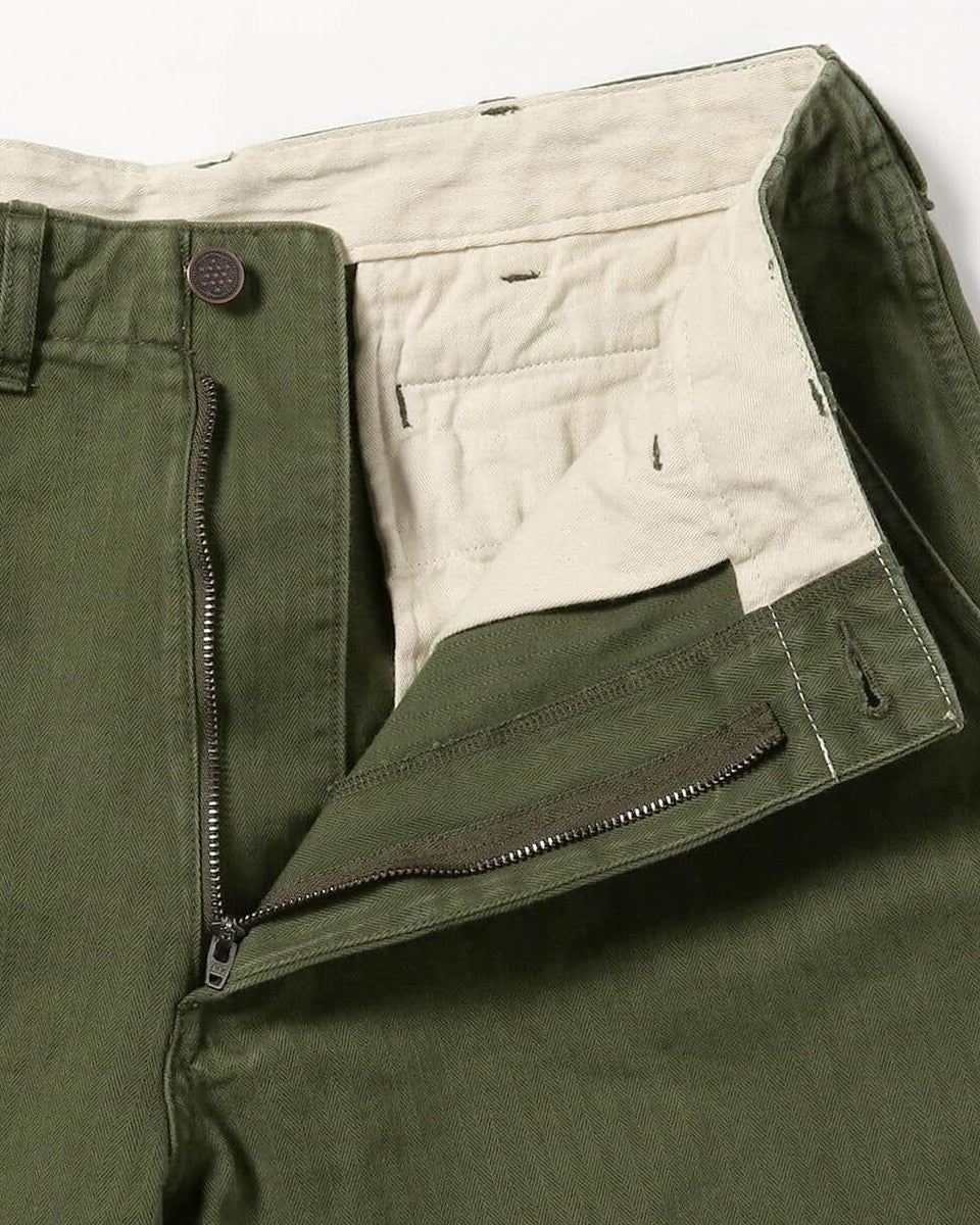 Military Herringbone Trousers - Image 12