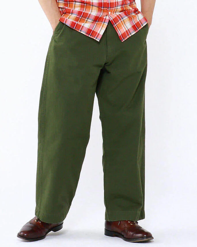 Military Herringbone Trousers - Image 13