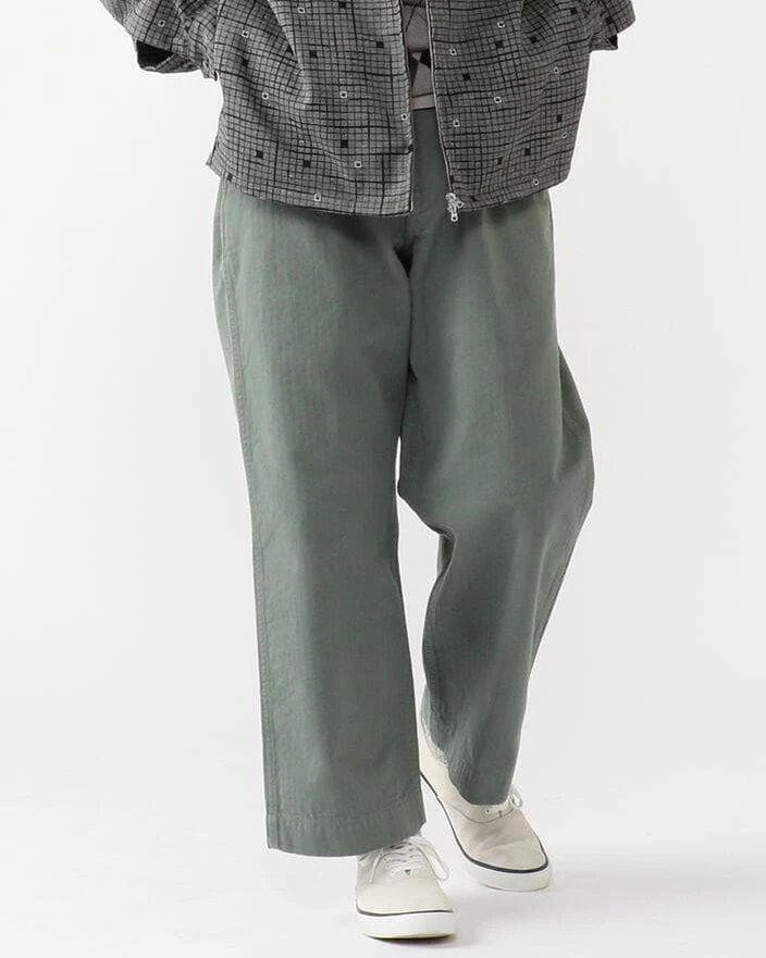 Military Herringbone Trousers - Image 9