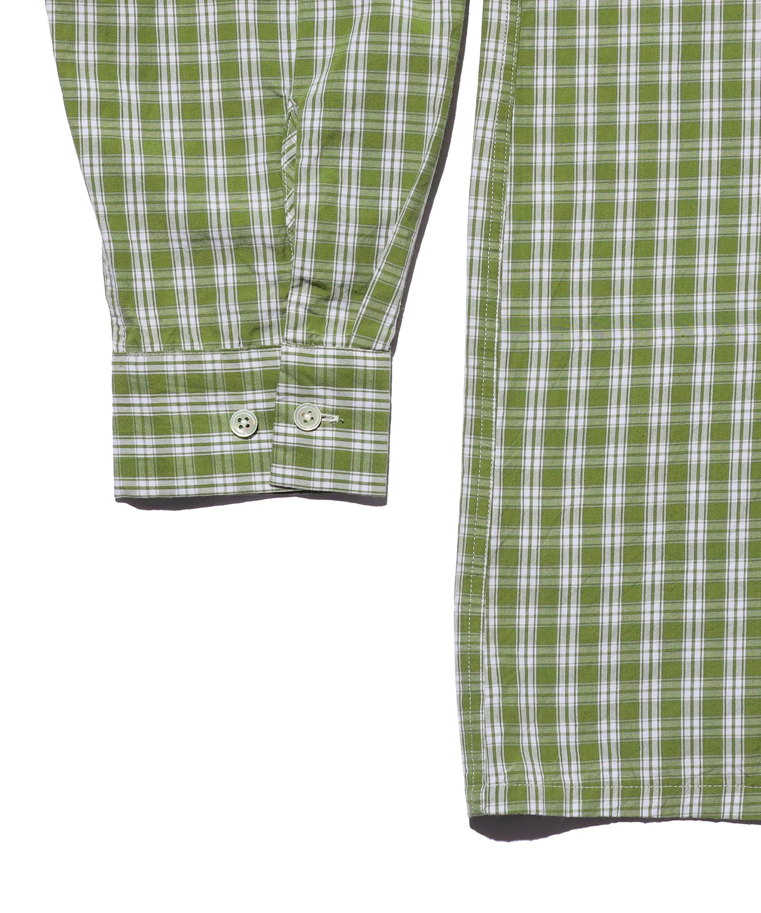 Open Collar 80/2 Madras Shirt - Image 11