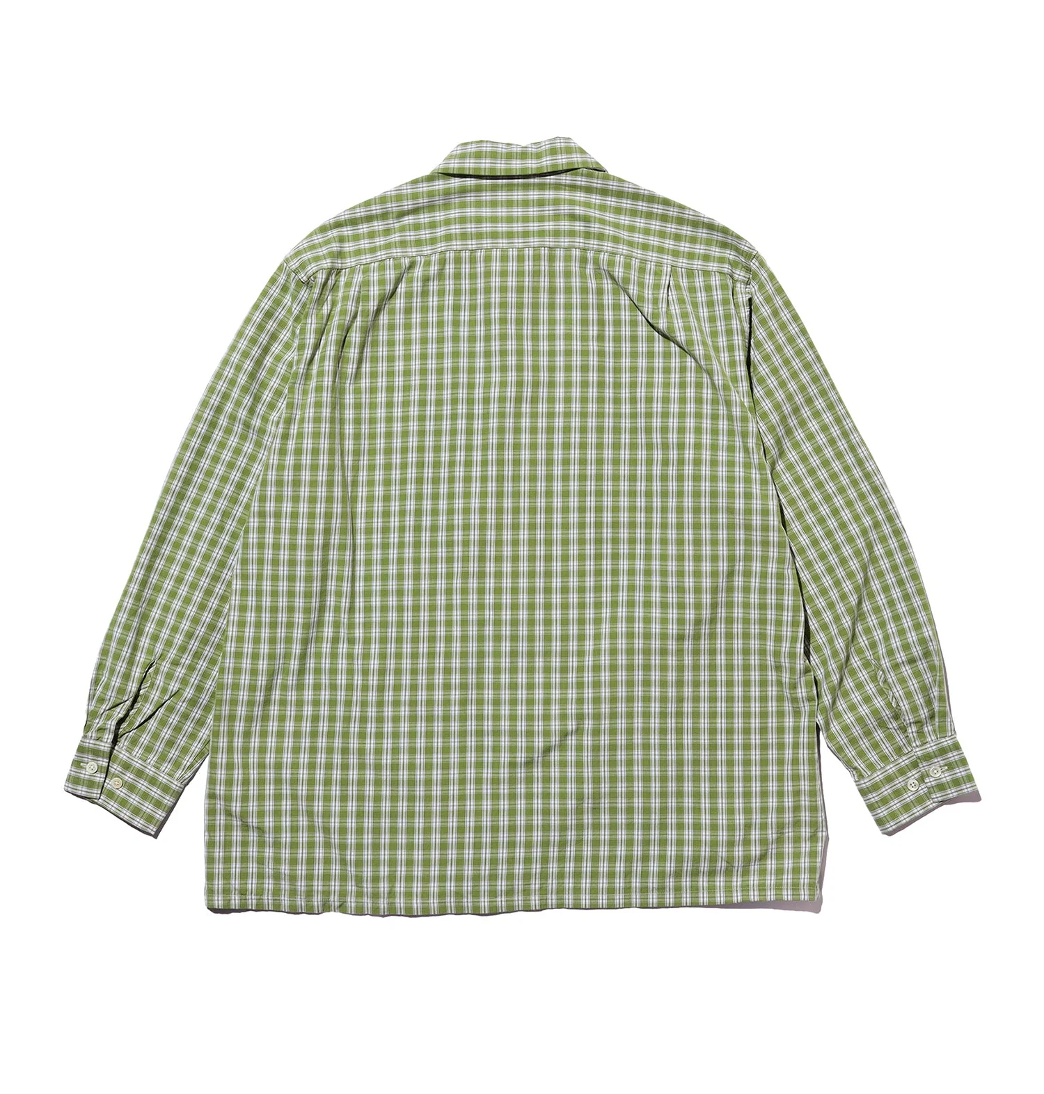 Open Collar 80/2 Madras Shirt - Image 8