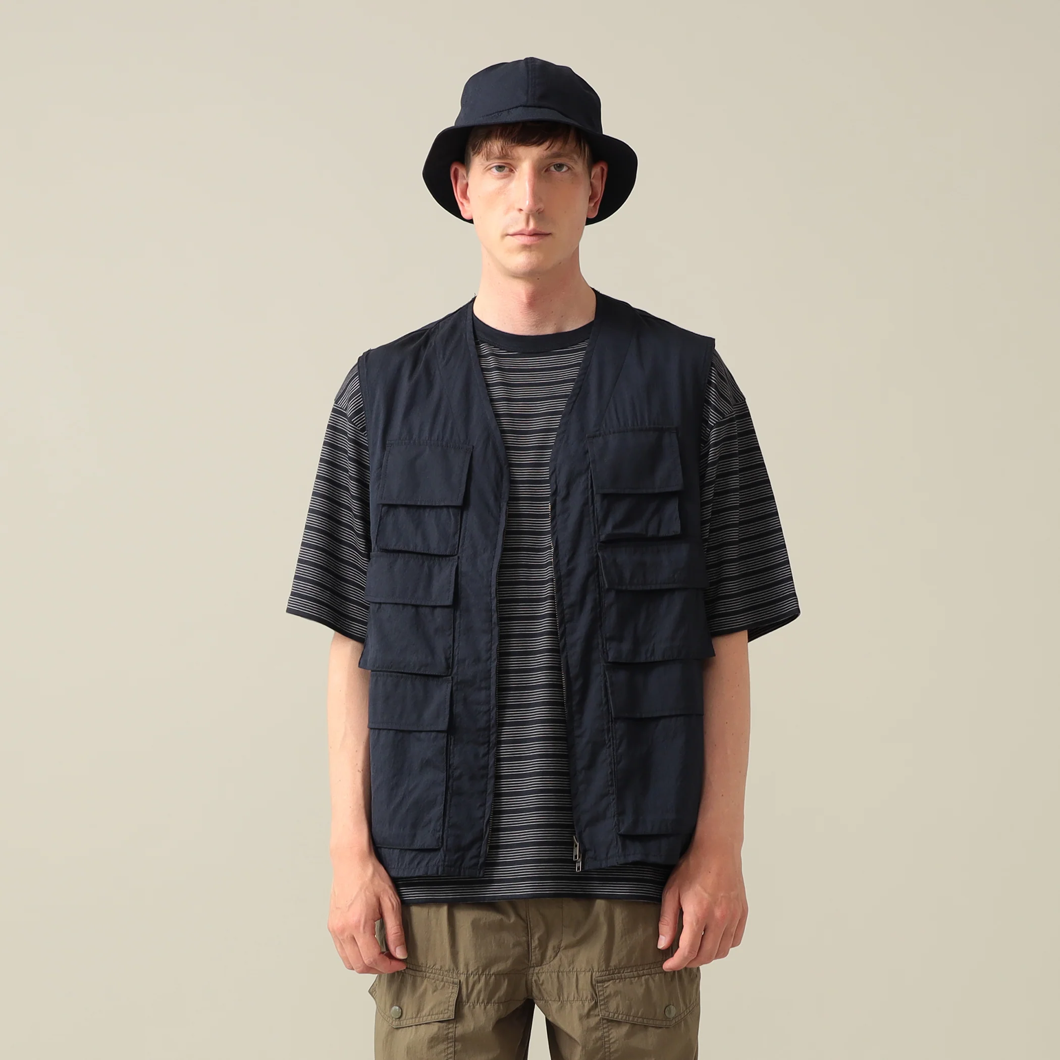 Adrian Tropical Wool Nylon Vest - Image 12