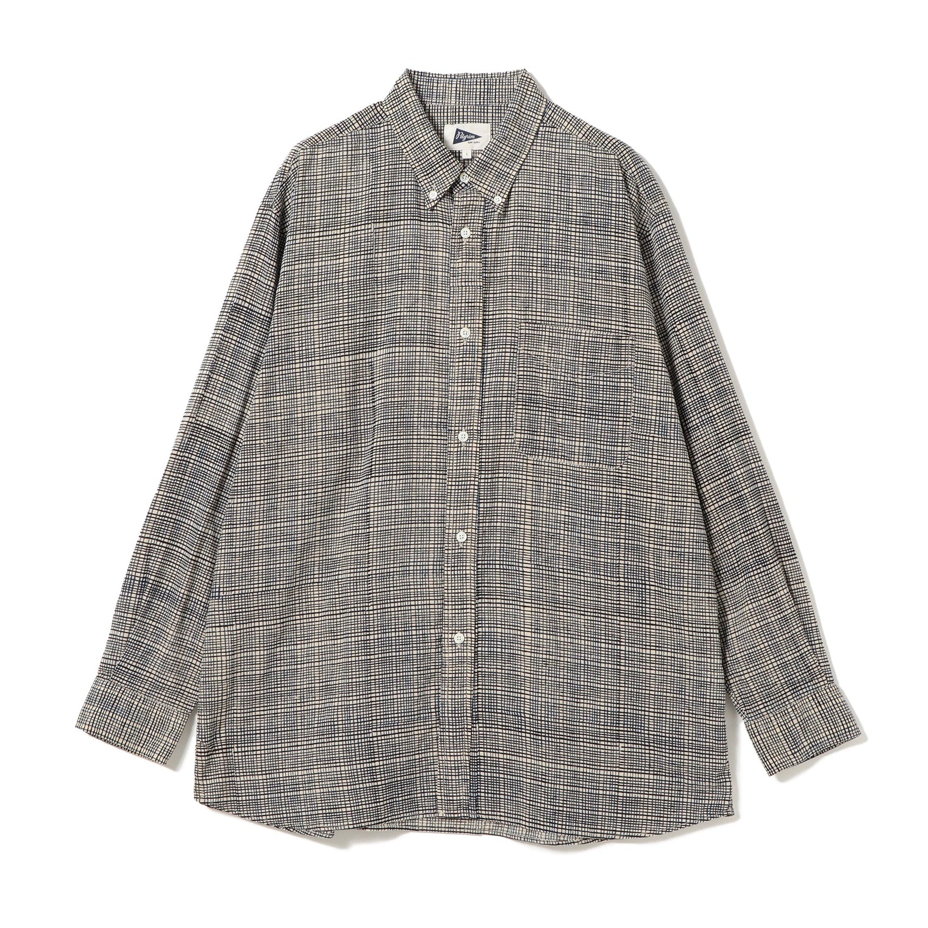 Bubbie Block Printed Button Down Shirt - Image 5
