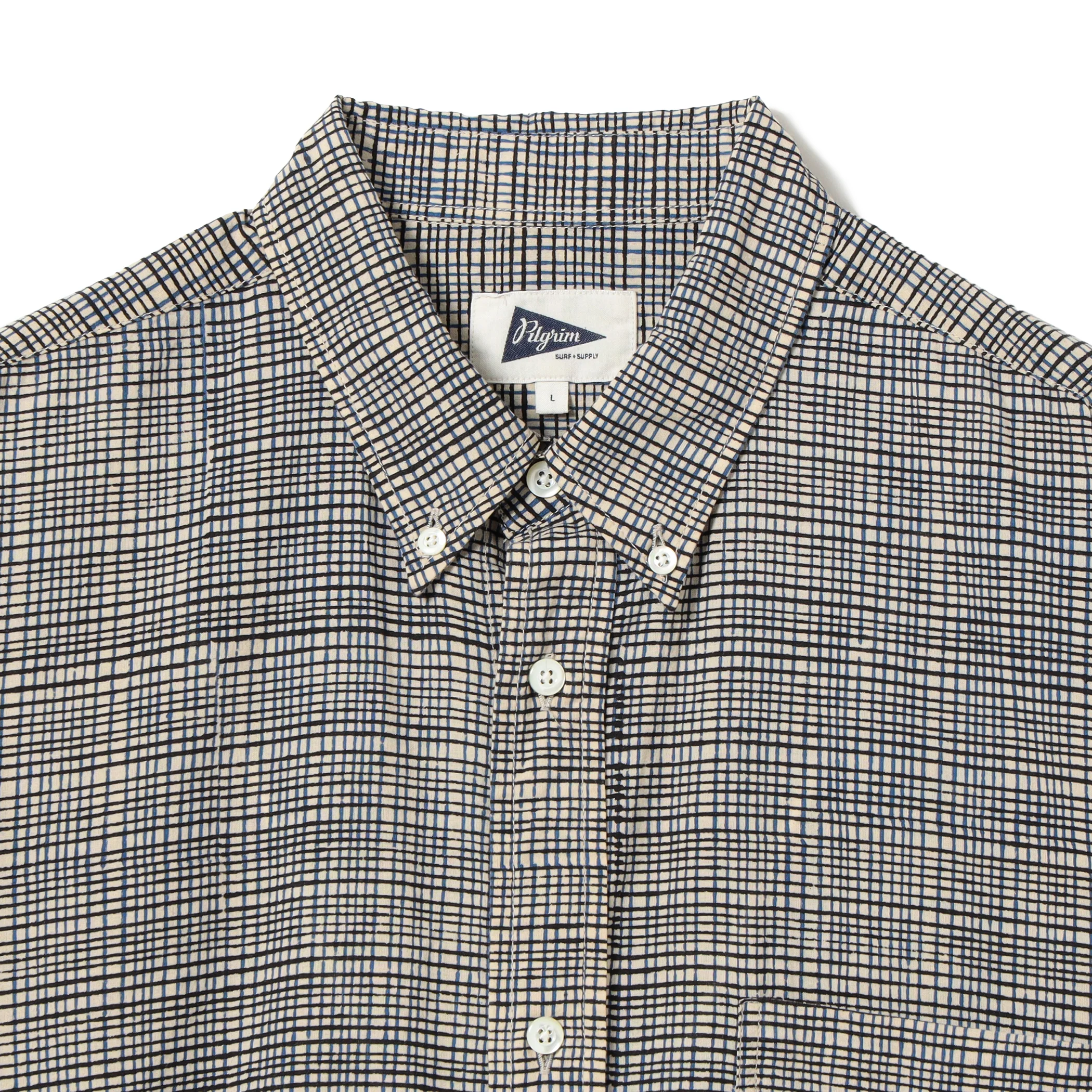 Bubbie Block Printed Button Down Shirt - Image 7