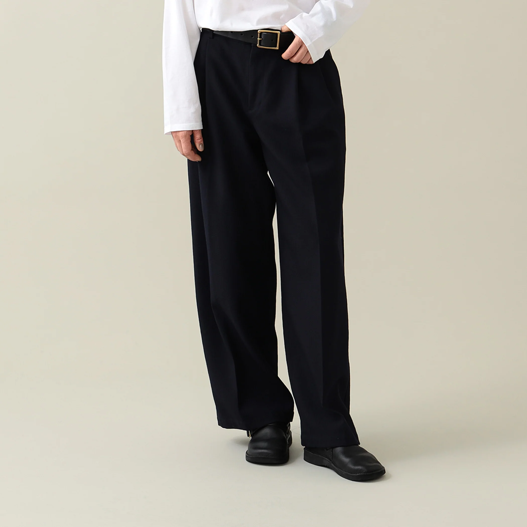 Elena Wool Slouchy Trouser - Image 12