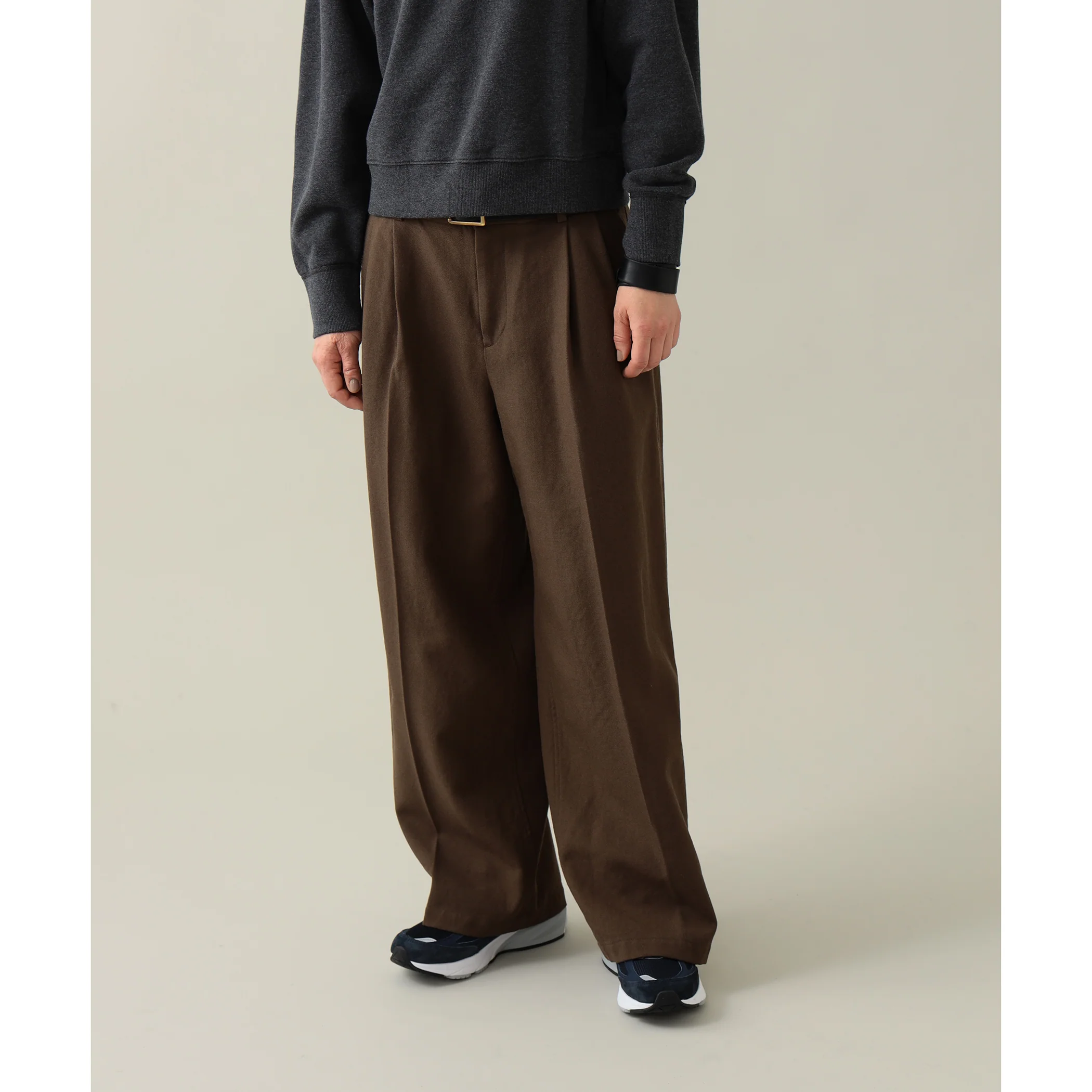 Elena Wool Slouchy Trouser - Image 7