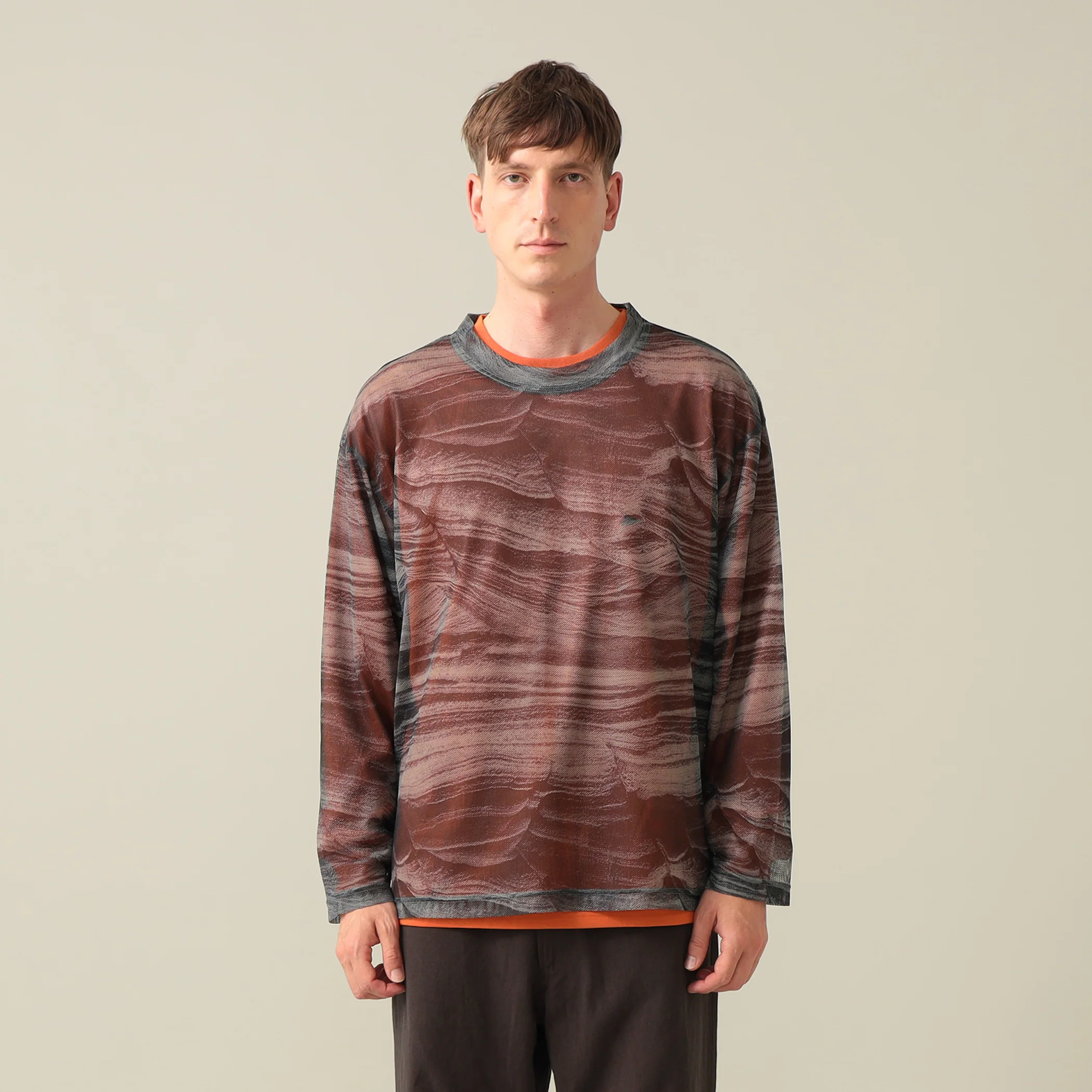 Nick Printed Mesh Crew - Image 4