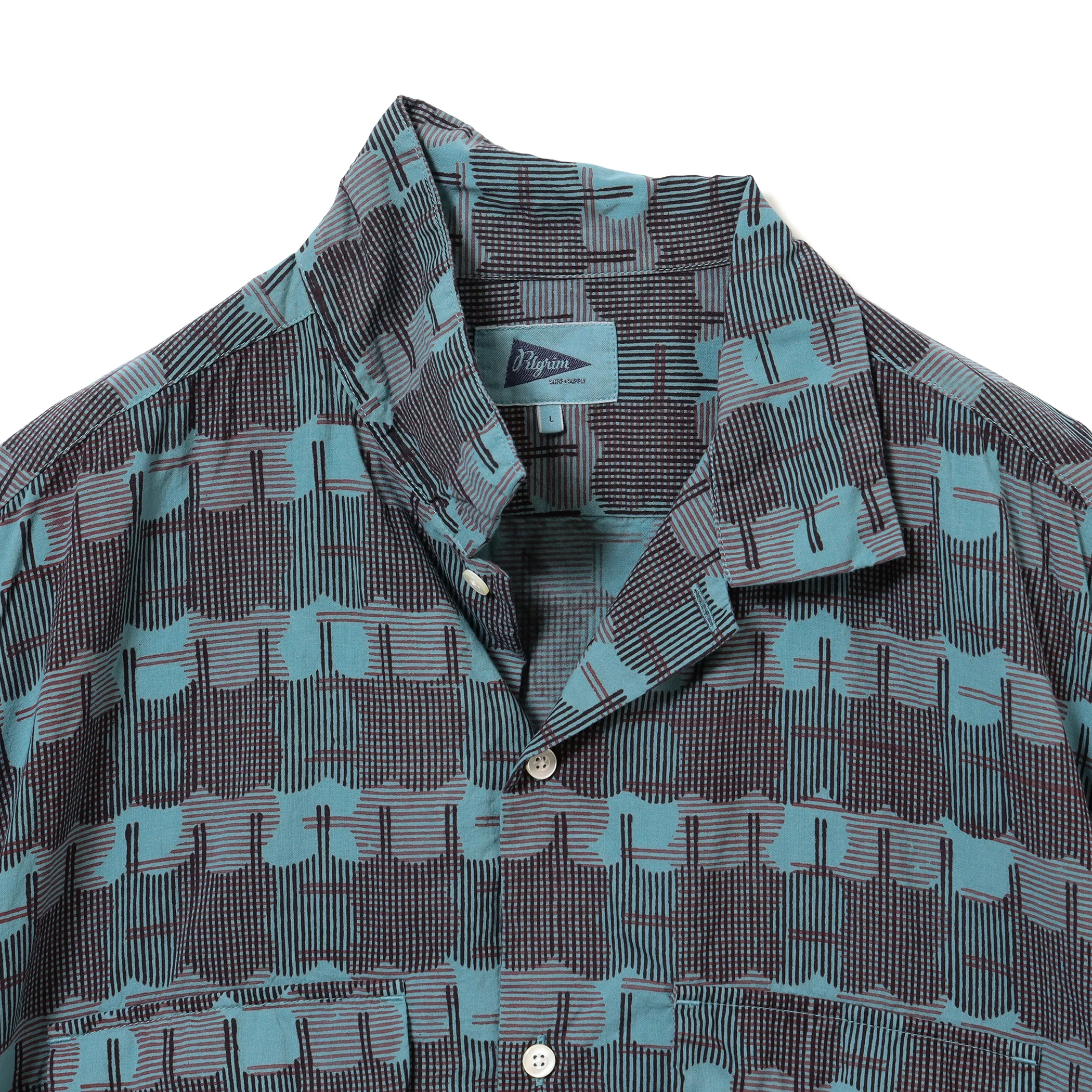 Sam Block Printed Short Sleeve Shirt - Image 10