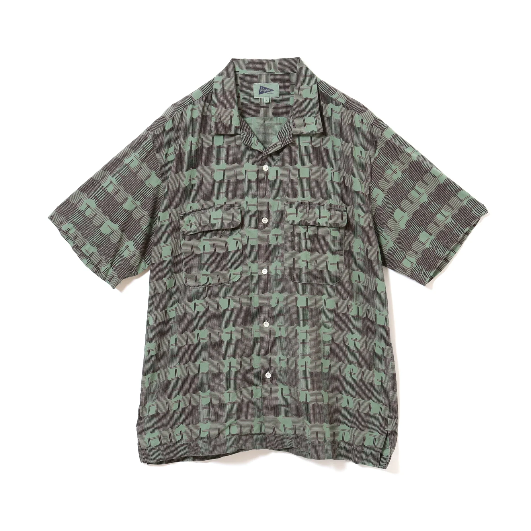 Sam Block Printed Short Sleeve Shirt - Image 5