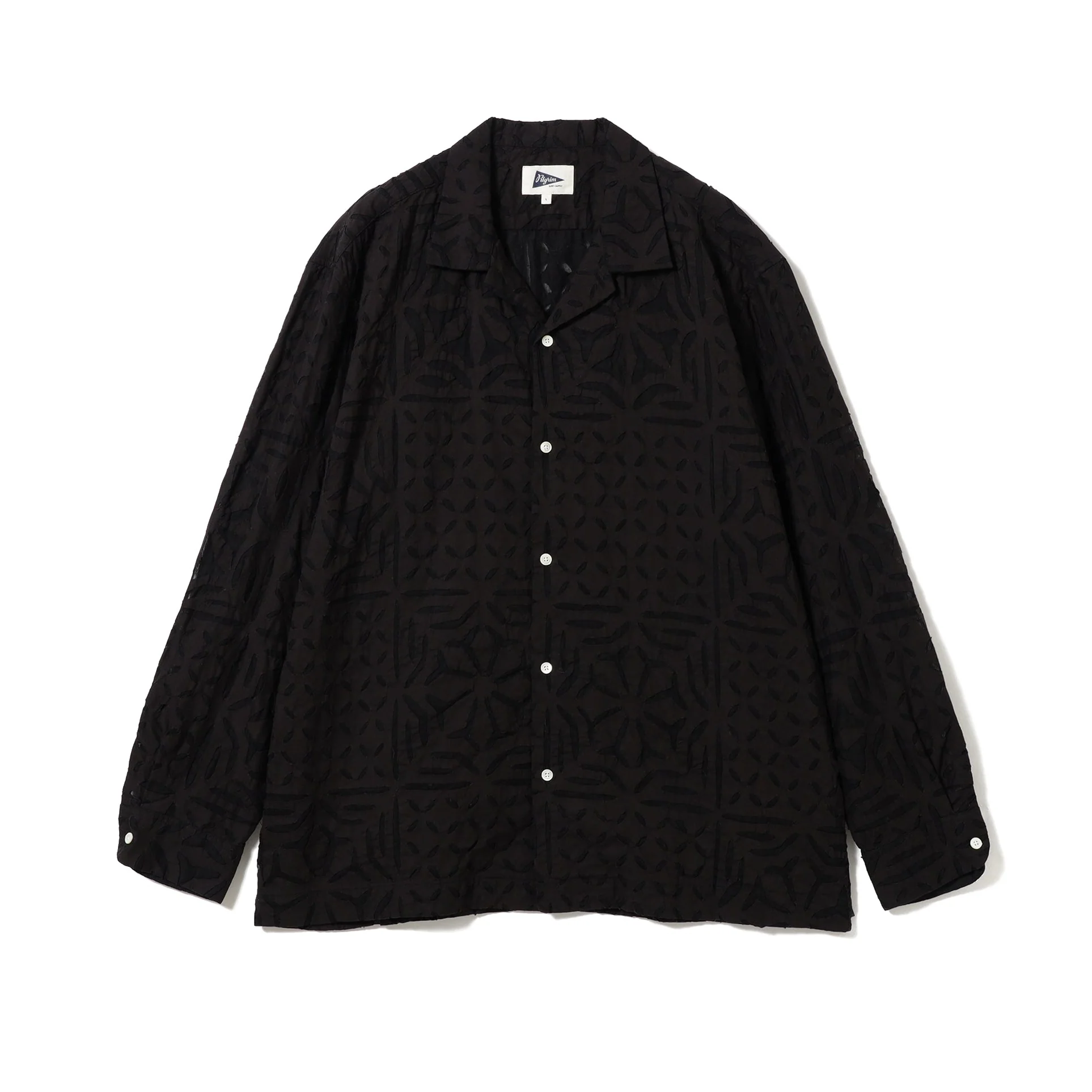 Vincent Long Sleeve Reverse Appliqué Shirt - Image 5