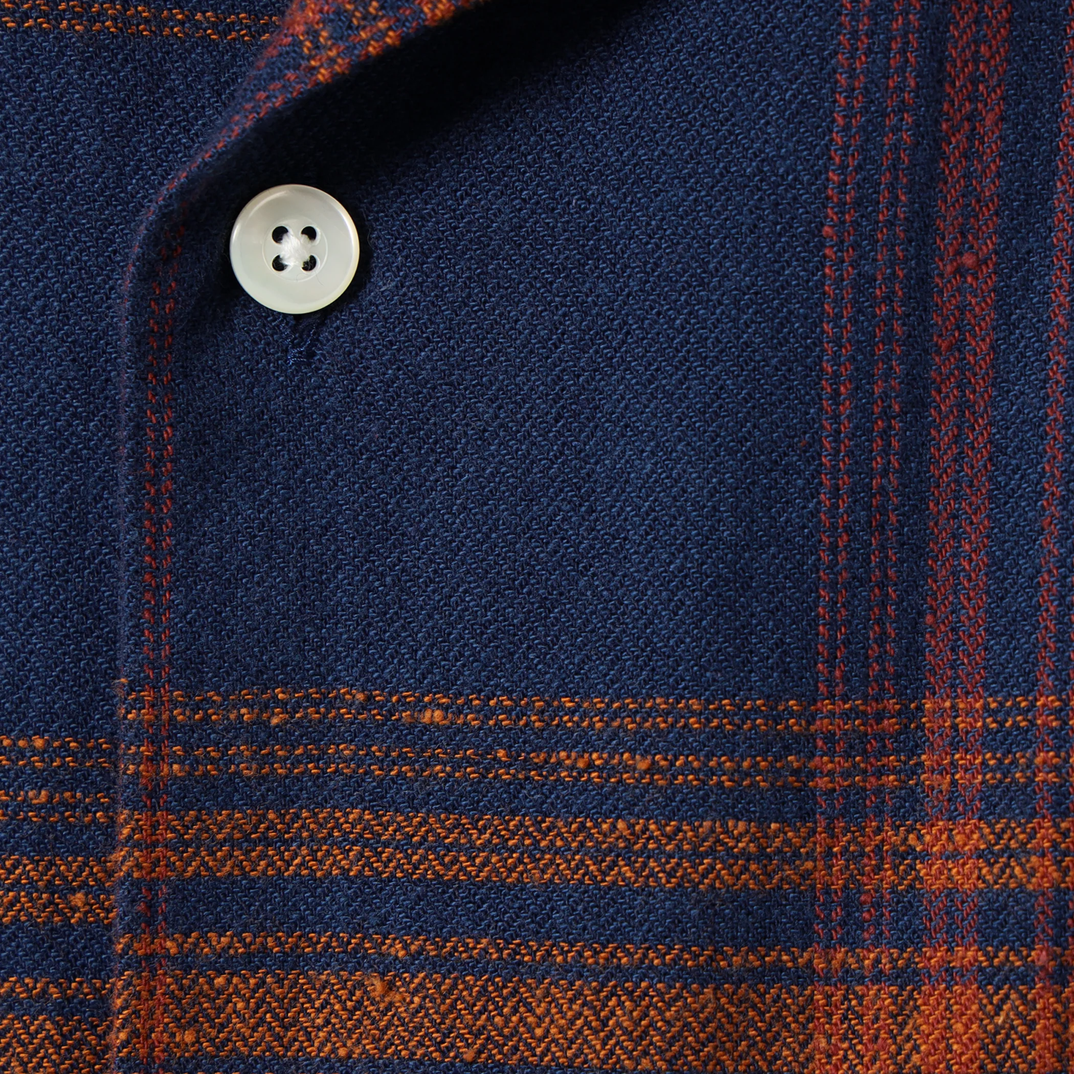 Vincent Nep Herringbone Plaid Shirt - Image 3