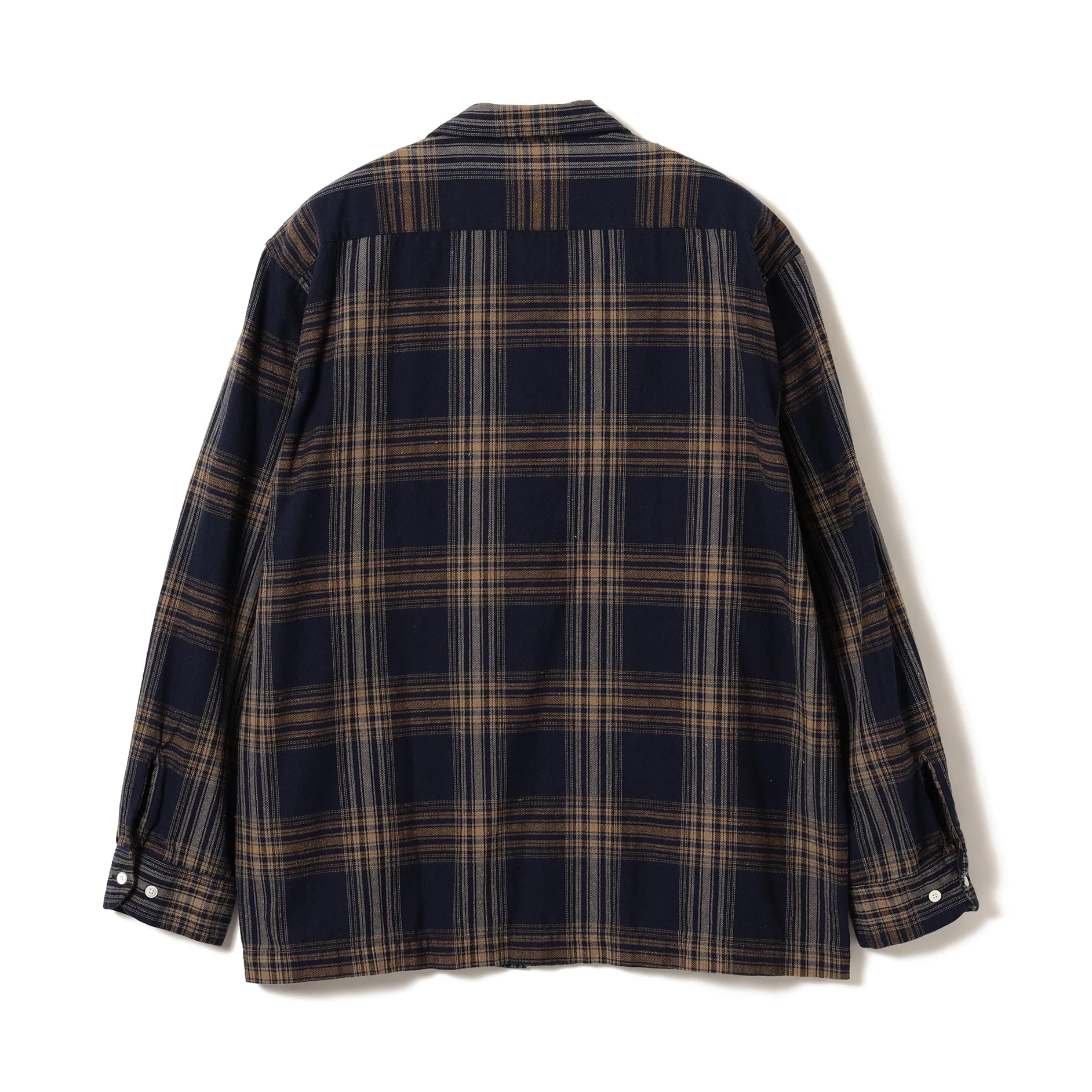 Vincent Nep Herringbone Plaid Shirt - Image 5