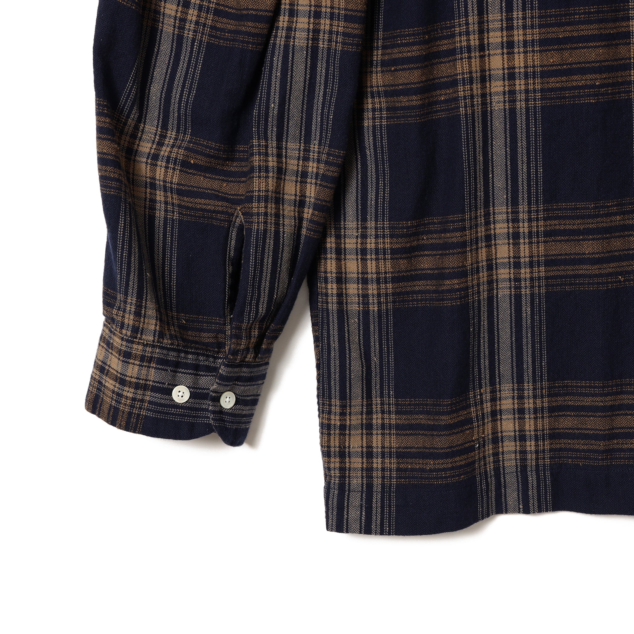 Vincent Nep Herringbone Plaid Shirt - Image 8